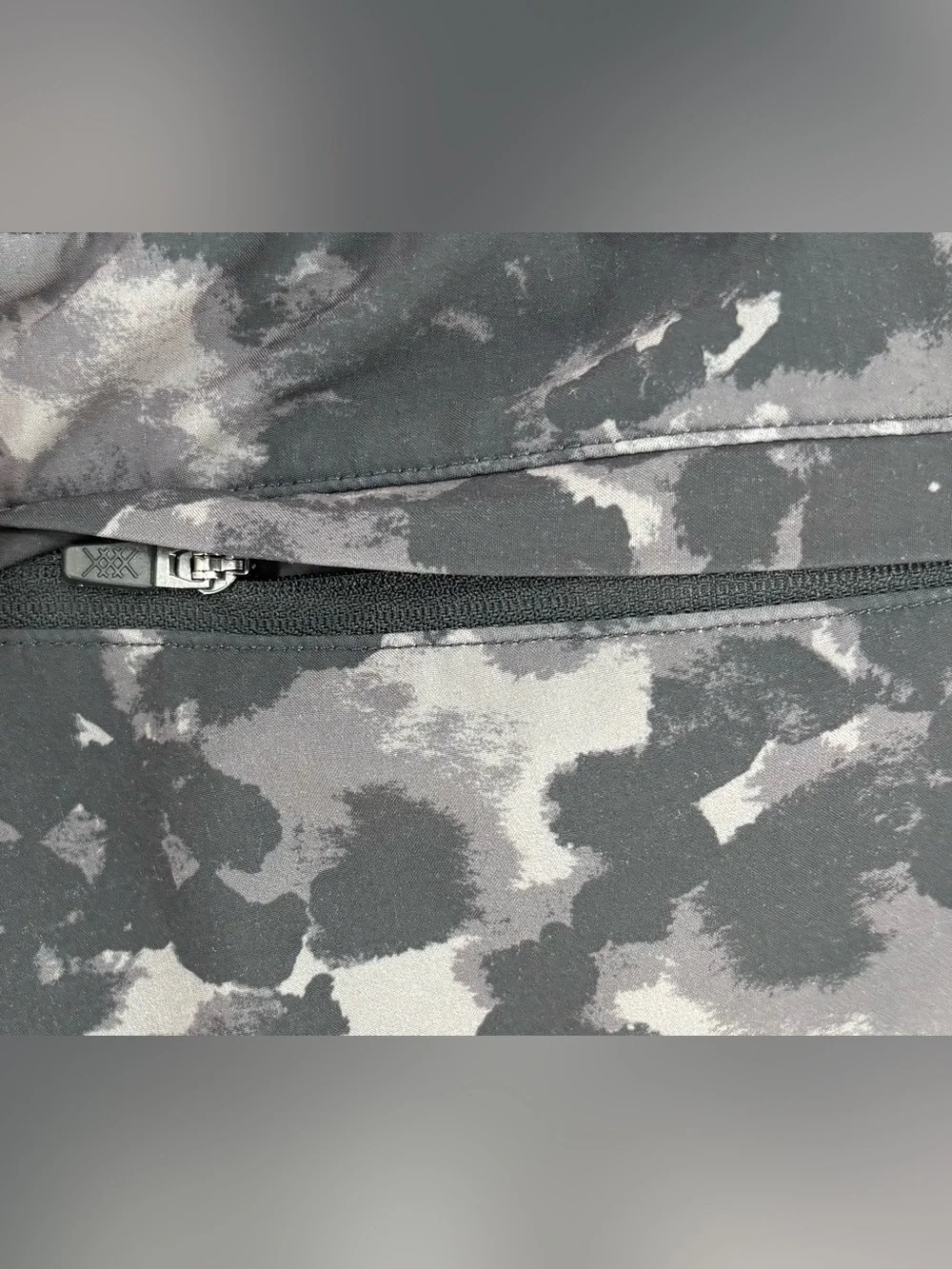RHONE Men's Swim Trunks — Black and Gray Camo Splash